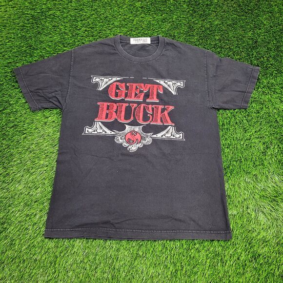 Stevie-Stone Get-Buck Shirt Large 21x28 Faded Black - Picture 1 of 13